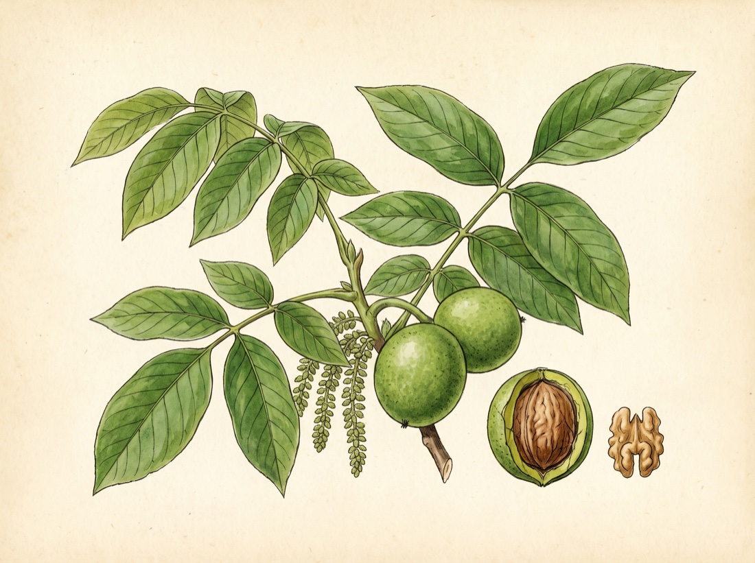 Walnut (Juglans regia)