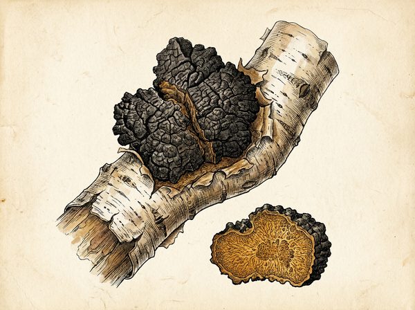 Chaga (Inonotus obliquus)