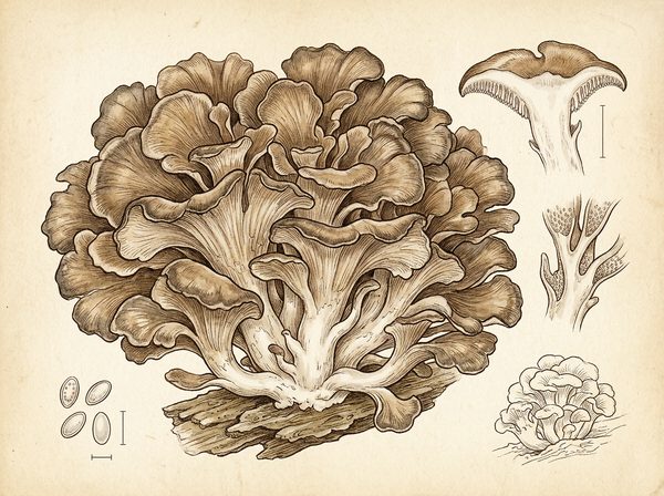 Maitake (Grifola frondosa)