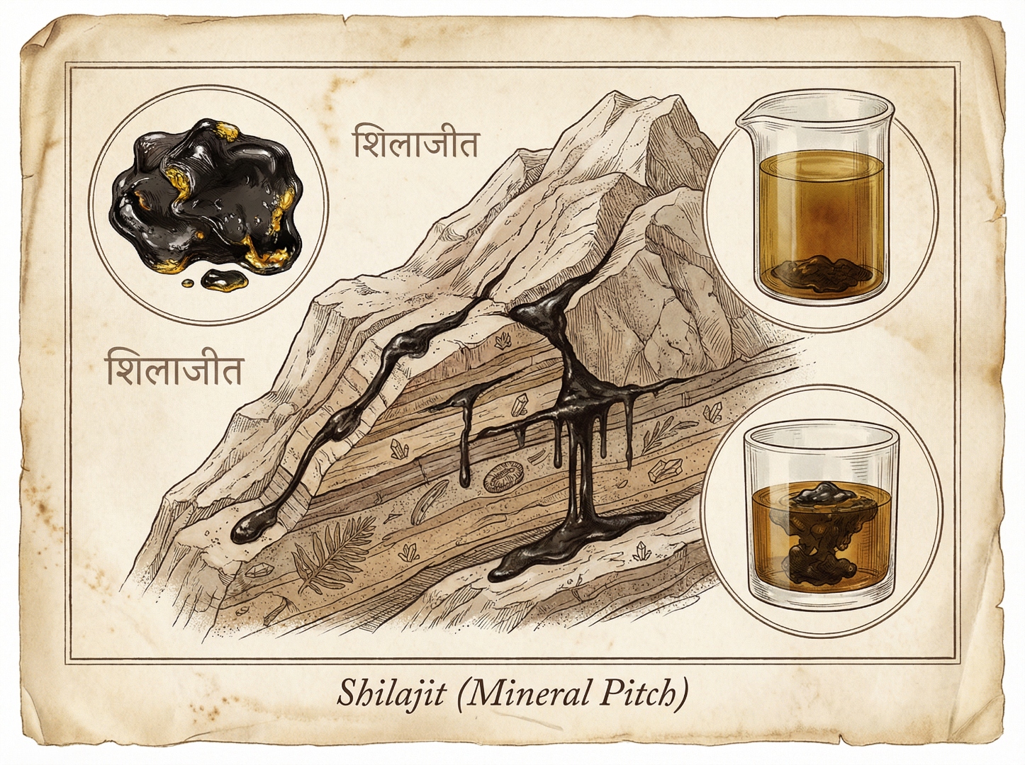 Shilajit (Asphaltum punjabianum)